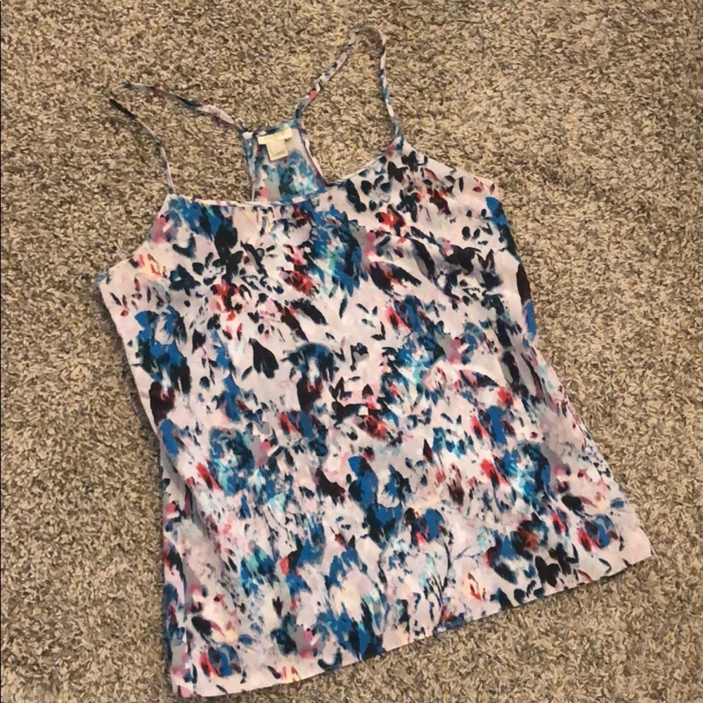 Multicolored Sleeveless Blouse